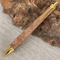 マーブルウッド / UMA 木軸シャープペンシル / ゴールド金具 【一点もの！604178】 ボールペンに変更可能・金具色の変更可能