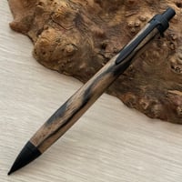 黒柿 / UMA 木軸シャープペンシル / ブラック金具 【一点もの！607006】 ボールペンに変更可能・金具色の変更可能