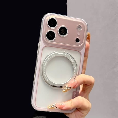 【お取り寄せ商品】iPhoneケース スマホケース iPhone18 iPhone17 iPhone16 iPhone15 iPhone14 magsafe スタンド ハーフクリア 推し活 M7237