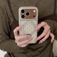 【お取り寄せ商品】iPhoneケース スマホケース iPhone18  iPhone17 iPhone16 iPhone15 ドット MagSafe スタンド おしゃれ  韓国 M7230