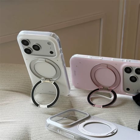 【お取り寄せ商品】iPhoneケース スマホケース iPhone18 iPhone17 iPhone16 magsafe スタンド付き シンプル 可愛い M7225