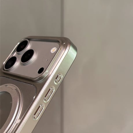 【お取り寄せ商品】iPhoneケース スマホケース iPhone18 iPhone17 iPhone16 iPhone15 magsafe スタンド シルバー 韓国 M7222