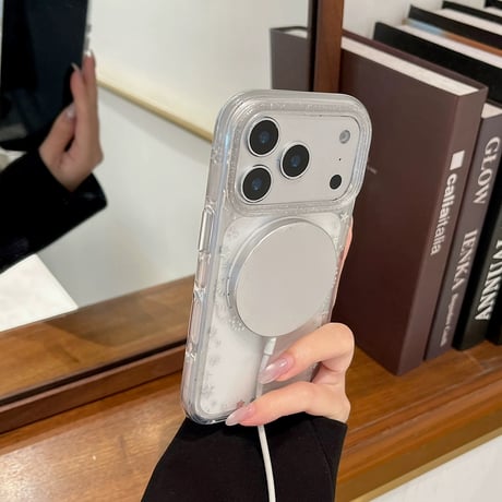 【お取り寄せ商品】iPhoneケース スマホケース iPhone17 iPhone16 iPhone15 エンジェル Magsafe 韓国 可愛い M7197