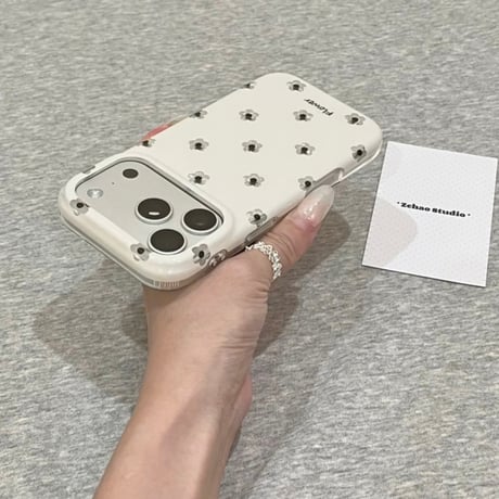【お取り寄せ商品】iPhoneケース スマホケース iPhone18  iPhone17 iPhone16 iPhone15 花柄 くすみカラー 可愛い 韓国 M7227
