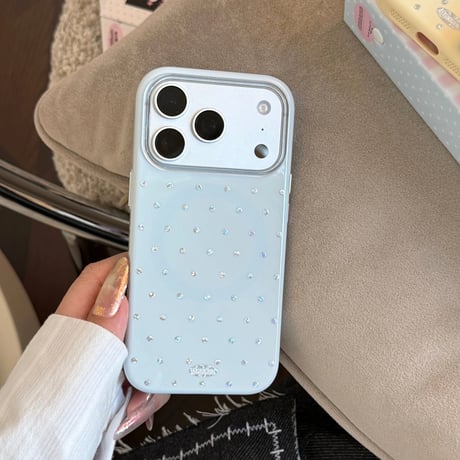 【お取り寄せ商品】iPhoneケース スマホケース iPhone17 iPhone16 iPhone15 iPhone14 magsafe ドット パステル キラキラ 可愛い M7205