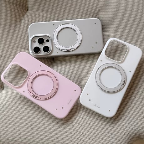 【お取り寄せ商品】iPhoneケース スマホケース iPhone18 iPhone17 iPhone16 magsafe スタンド付き シンプル 可愛い M7225