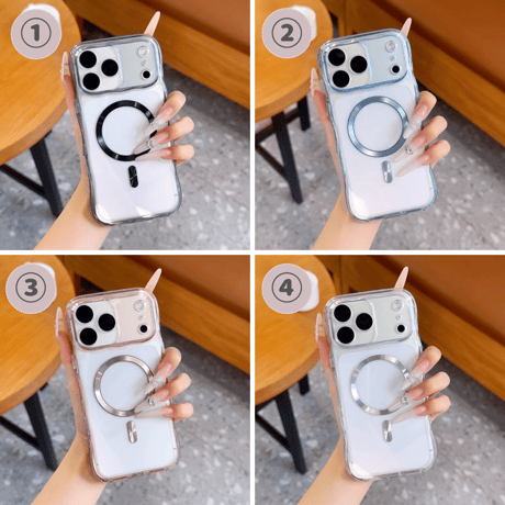【お取り寄せ商品】iPhoneケース スマホケース iPhone18 iPhone17 iPhone16 Mag safe ウェーブ シンプル クリアカラー M7214