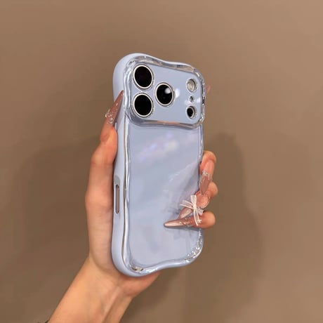 【お取り寄せ商品】iPhoneケース スマホケース iPhone18 iPhone17 iPhone16 iPhone15 ウェーブ シンプル 推し活 クリアケース M7240