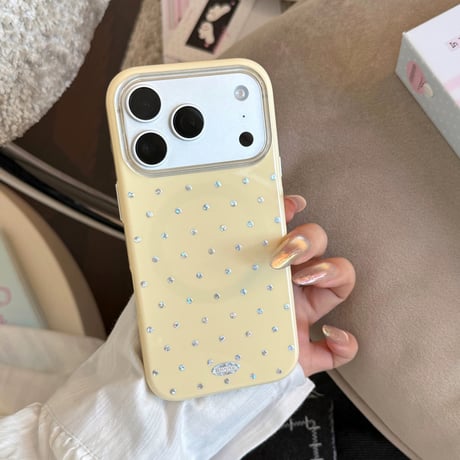 【お取り寄せ商品】iPhoneケース スマホケース iPhone17 iPhone16 iPhone15 iPhone14 magsafe ドット パステル キラキラ 可愛い M7205