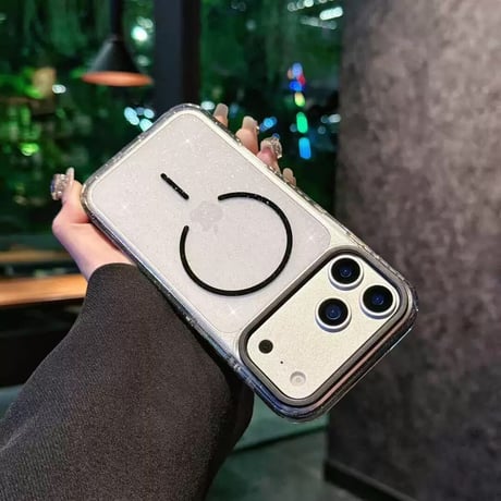 【お取り寄せ商品】iPhoneケース スマホケース iPhone17 iPhone16 iPhone15 iPhone14 magsafe シンプル ラメ キラキラ 可愛い M7200