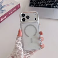 【お取り寄せ商品】iPhoneケース スマホケース iPhone17 iPhone16 iPhone15 iPhone14 magsafe シンプル ラメ キラキラ メタリック  M7198