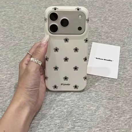 【お取り寄せ商品】iPhoneケース スマホケース iPhone18  iPhone17 iPhone16 iPhone15 花柄 くすみカラー 可愛い 韓国 M7227