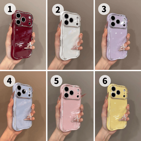 【お取り寄せ商品】iPhoneケース スマホケース iPhone18 iPhone17 iPhone16 iPhone15 ウェーブ シンプル 推し活 クリアケース M7240
