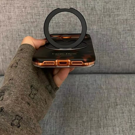 【お取り寄せ商品】iPhoneケース スマホケース iPhone18 iPhone17 iPhone16 iPhone15 Magsafe ブラウン おしゃれ 韓国 M7235