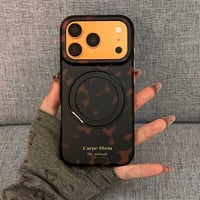 【お取り寄せ商品】iPhoneケース スマホケース iPhone18 iPhone17 iPhone16 iPhone15 Magsafe ブラウン おしゃれ 韓国 M7235