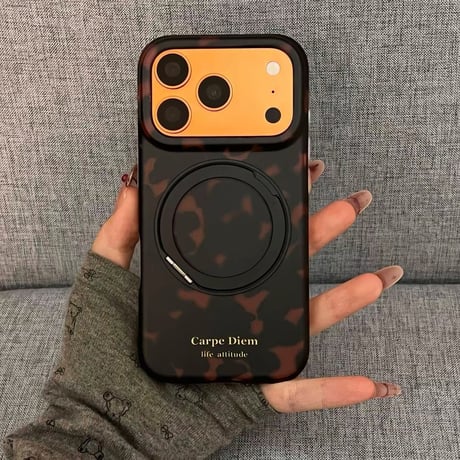 【お取り寄せ商品】iPhoneケース スマホケース iPhone18 iPhone17 iPhone16 iPhone15 Magsafe ブラウン おしゃれ 韓国 M7235