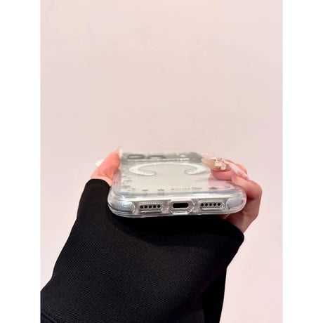 【お取り寄せ商品】iPhoneケース スマホケース iPhone17 iPhone16 iPhone15 エンジェル Magsafe 韓国 可愛い M7197