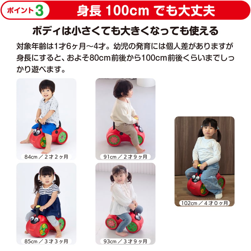 てんとうむし6点セット 室内乗用てんとうむし | NONAKA WORLD STORE