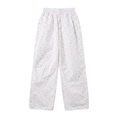 【P.O.S】FLOWER EASY PANTS