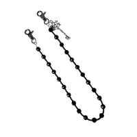 【EMOSTANCECLUB】MIDNIGHT BLACK BEADS CHAIN