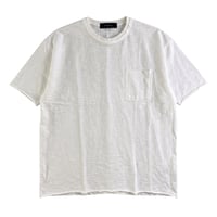 【P.O.S】PILLING POCKET TEE WHITE