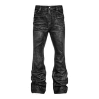 EMOSTANCECLUB】PAINTED FLARE FIT CARPENTER JEAN