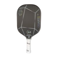 Six Zero Quartz Raw Carbon Fiber 15mm Pickleball Paddle  Smoky