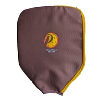 PICKLEBALL SQUARE  PADDLE COVER（ポリエステル）チョコ/イエロー