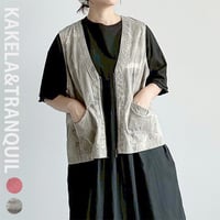 薄ツイルVベスト