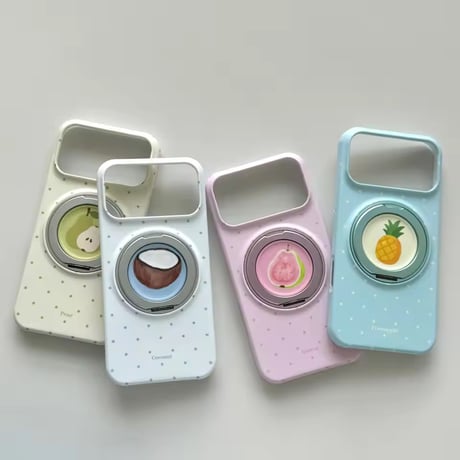 K23194 フルーツリングスタンド付き iPhoneケース