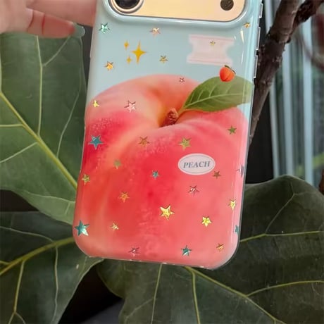 S75738 ピーチスター iPhoneケース