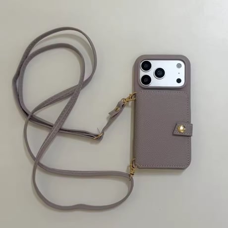 K23325 カードポケットショルダーiPhoneケース