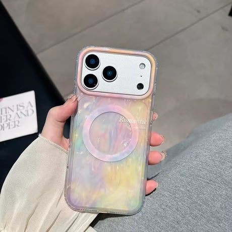 【即納商品】S75075 オーロラシェル MagSafe対応 iPhoneケース