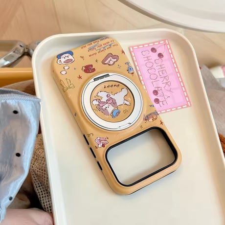 K23290 カフェタイムリングスタンドiPhoneケース