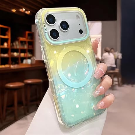 S75833 オーロラカラー MagSafe対応 iPhoneケース