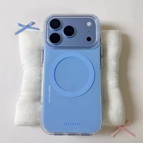 S75929 ニュアンスカラーMagSafeクリアiPhoneケース