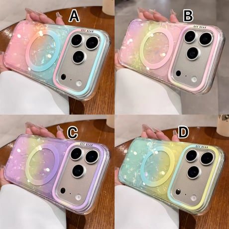 S75833 オーロラカラー MagSafe対応 iPhoneケース