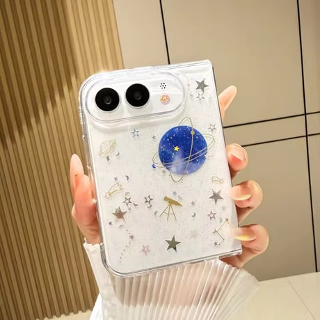 L62528 きらめきプラネットiPhoneDuoケース