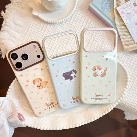 S75992 ゆめかわわんこiPhoneケース