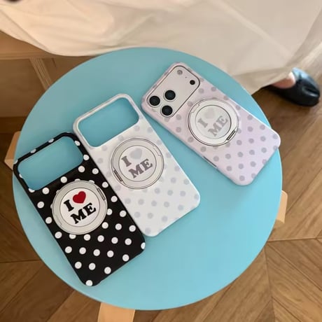 K23227 ドットリングスタンド iPhoneケース