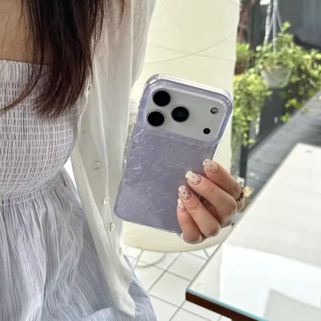 S76005 ニュアンスシェルiPhoneケース