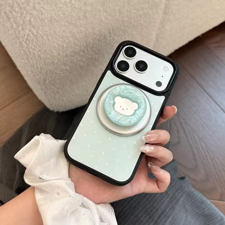 K23204 くまモチーフ MagSafeソケット付き iPhoneケース