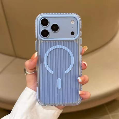 L62537 カラーフレームMagSafe対応iPhoneケース