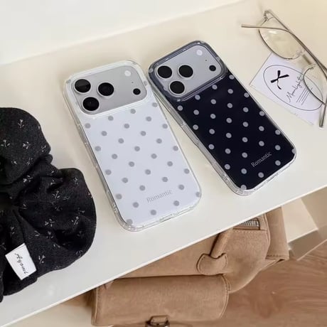 【即納商品】S75606 ロマンティックドット iPhoneケース