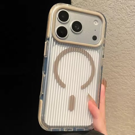 L62537 カラーフレームMagSafe対応iPhoneケース