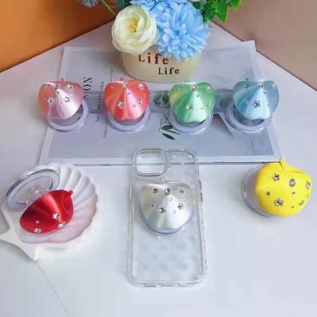 P0412 きらめきアップル MagSafeグリップ
