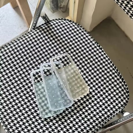 S75711 クリアドット パステルカラー iPhoneケース