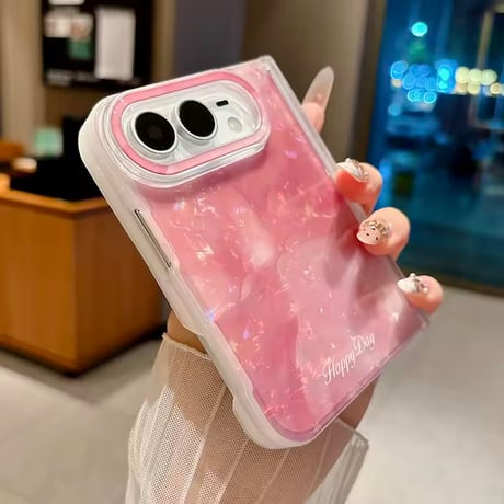 S75887 きらめきシェルiPhoneDuoケース