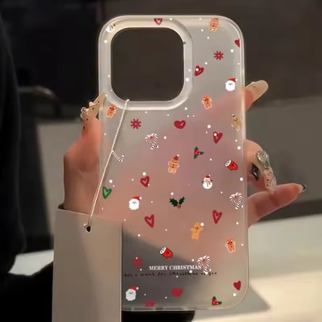 L62544 クリスマスモチーフiPhoneケース