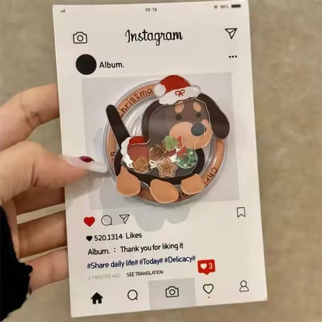 P0414  クリスマスモチーフMagSafeソケット